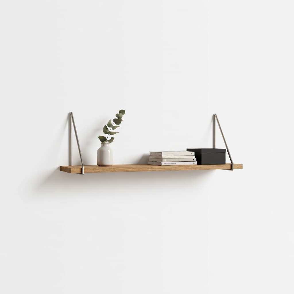 Minimalist Oak Bookshelf - View 1